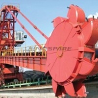 stacker reclaimer for bulk material